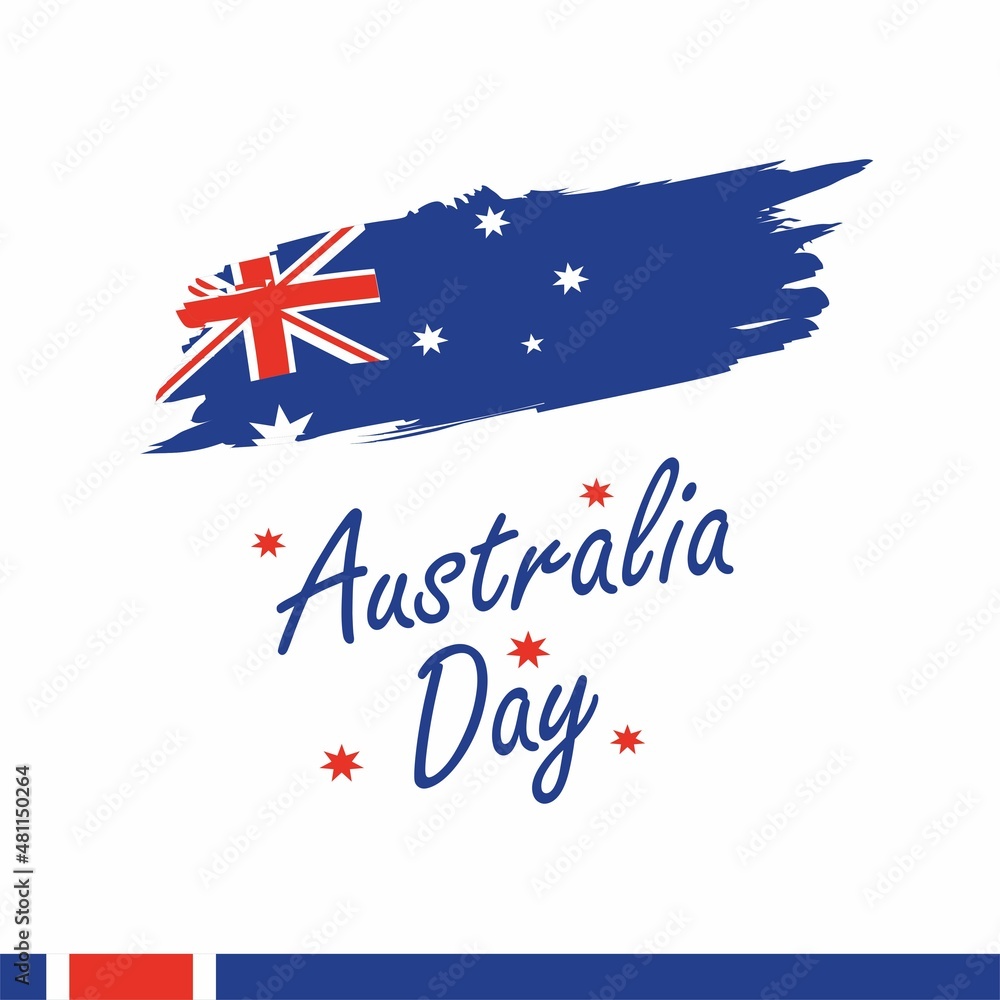 Illustration vector graphic of Australia Day. The illustration is Suitable for banners, flyers, stickers, Card, etc.