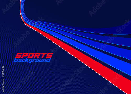 Sports abstract vector background 3D dimensional vector design with place for text, poster banner or any ads template, sport games or racing and running activities.