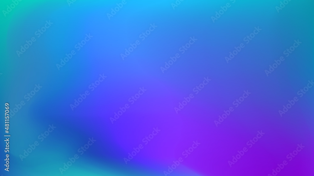 abstract background with gradations of purple and turquoise blue