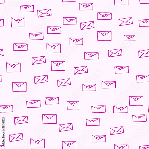 seamless pattern with hearts