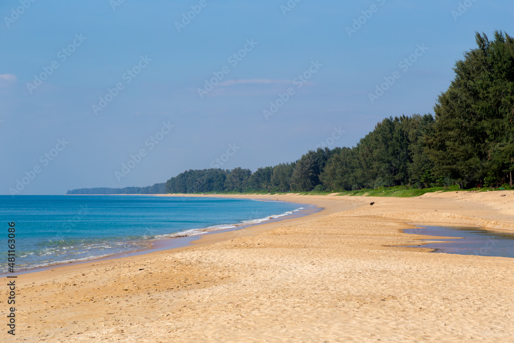 Mai Khao beach, airplane spotting, Phuket airport in Thailand