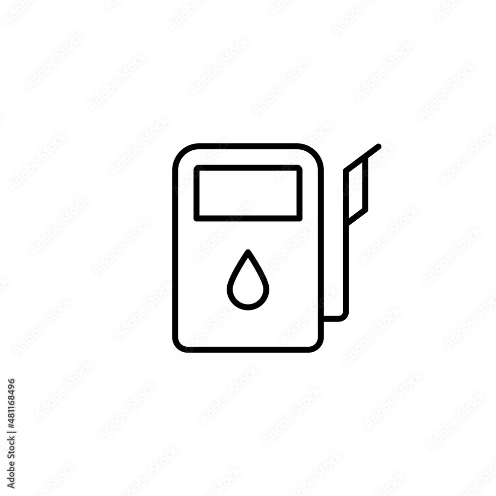 Icono de gasolinera. Combustible Icono de gasolinera. Combustible