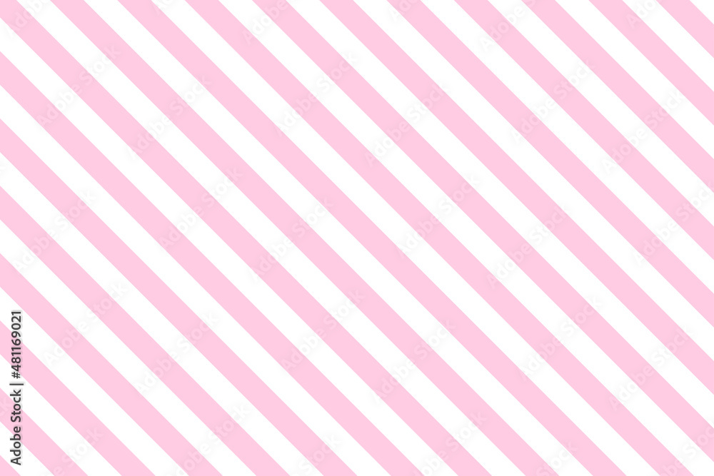 ピンク色と透明のストライプ背景 縞模様 斜めのシマシマ Stock Vector Adobe Stock