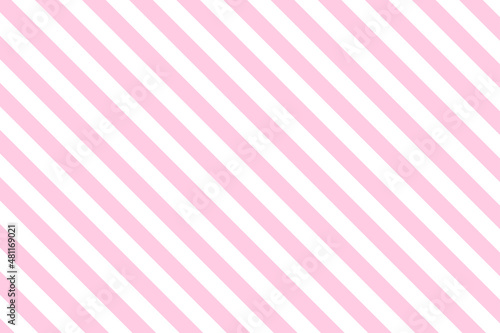 ピンク色と透明のストライプ背景。縞模様。斜めのシマシマ。