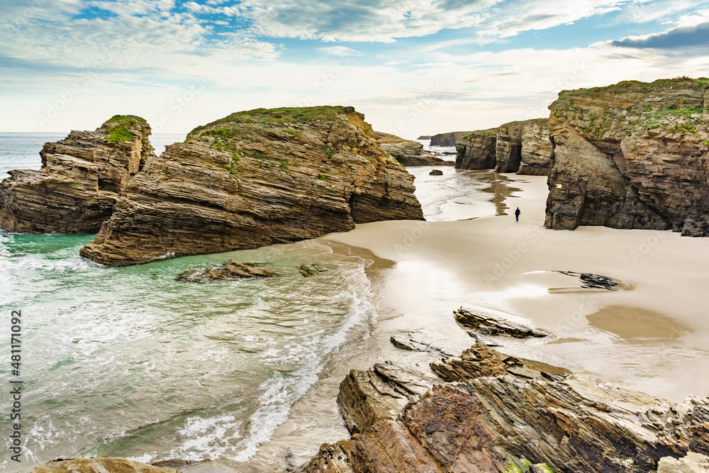 Beach of the Cathedrals, Galicia Spain. Place to visit.