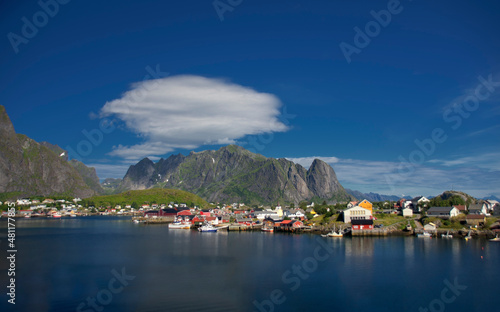 Norwegian landscape in Lofoten Archipelago