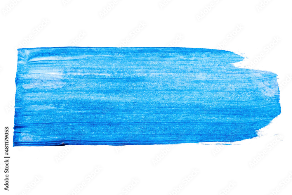 Fototapeta premium abstract acrylic watercolor paint brush stroke texture isolated on white background for logo and banner. design, creative, and illustration.