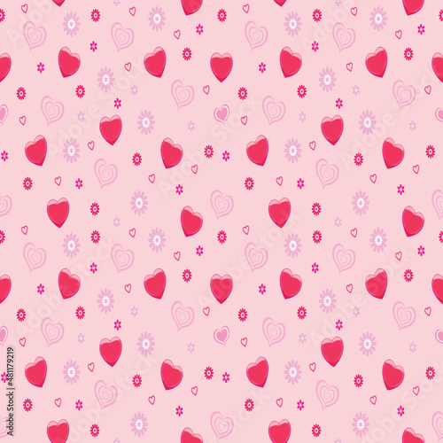 Valentines Very beautiful seamless pattern design for decorating, wallpaper, wrapping paper, fabric, backdrop and etc.