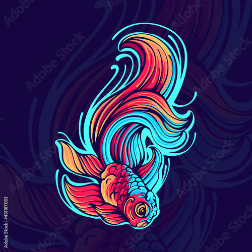 Koi Fish Illustration