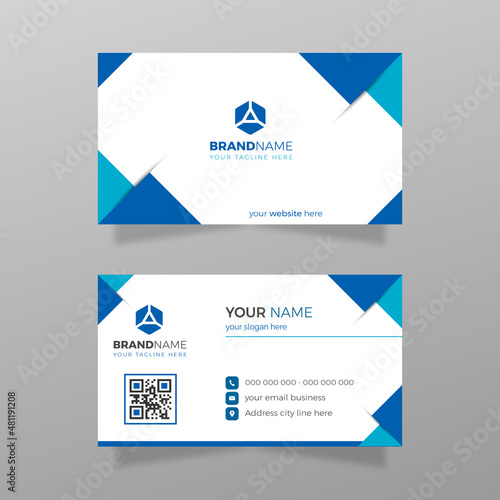 modern creative design business card template illustration