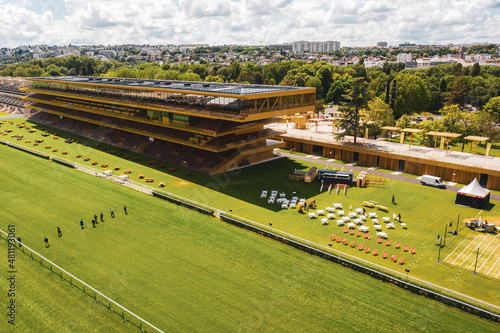 Bild auf Leinwand Hippodrome de Longchamp