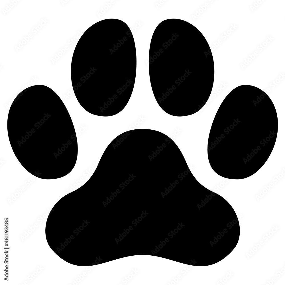 犬の足跡 Paw Print Vector Illustration Stock Vector Adobe Stock 犬の足跡 Paw Print Vector Illustration Stock Vector Adobe Stock
