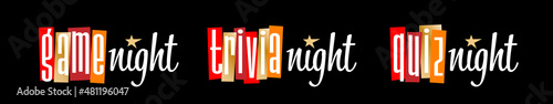 Quiz night, Trivia night, Game night