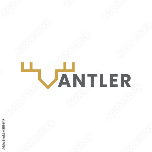 simple deer logo design Free Download simple deer logo design - GFXLoad