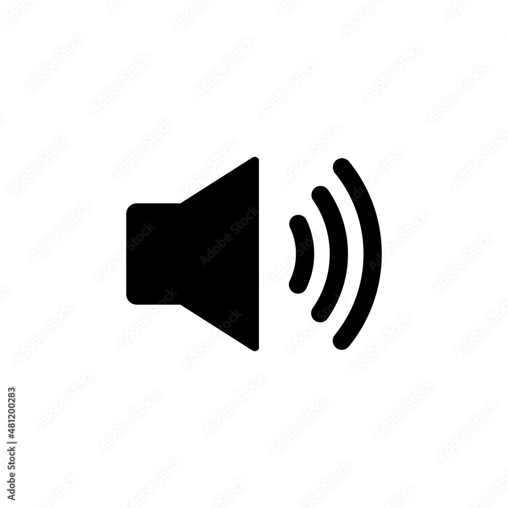 Speaker simple flat icon vector illustration. Speaker simple flat icon vector illustration.