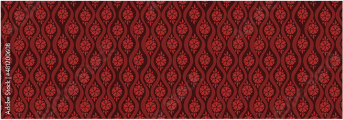 pattern grafico floreale per tessuti