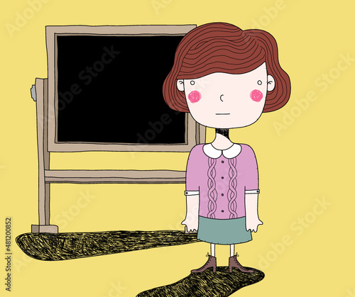 Maestra di geografia italiano matematica scienze e storia