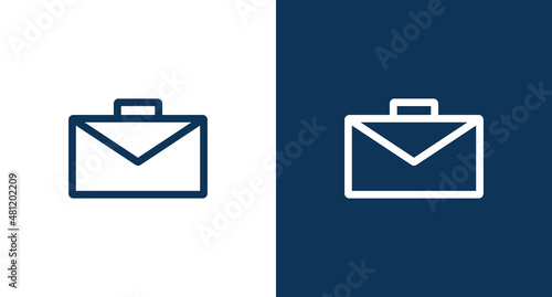 Briefcase icon illustration isolated vector sign symbol