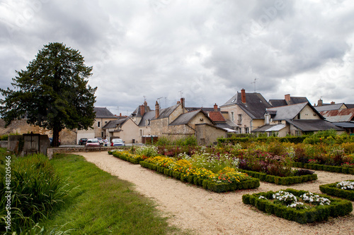 Small village in the summer, Bauge, France in Loire © Tomsickova
