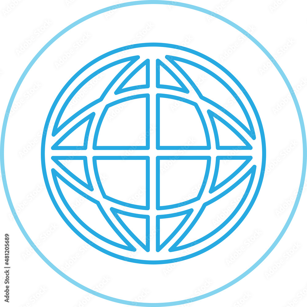 Globe icon world sign symbol design Globe icon world sign symbol design
