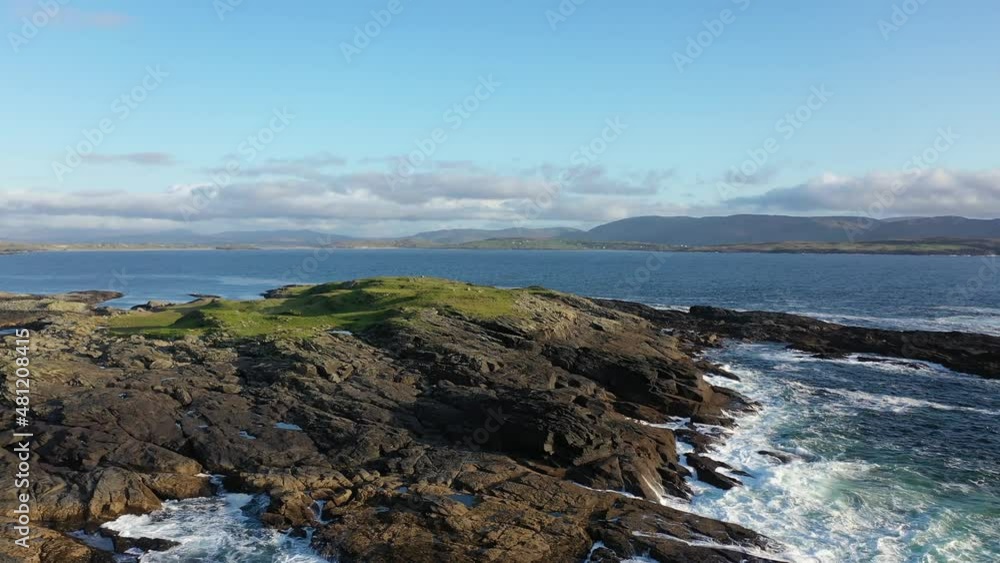 The beautiful Island Inishbarnog at Rossbeg in County Donegal - Ireland. The beautiful Island Inishbarnog at Rossbeg in County Donegal - Ireland.