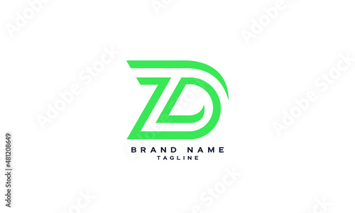DLT, TLD, LDT, TDL, ZD, DZ, Abstract initial monogram letter alphabet logo design photo