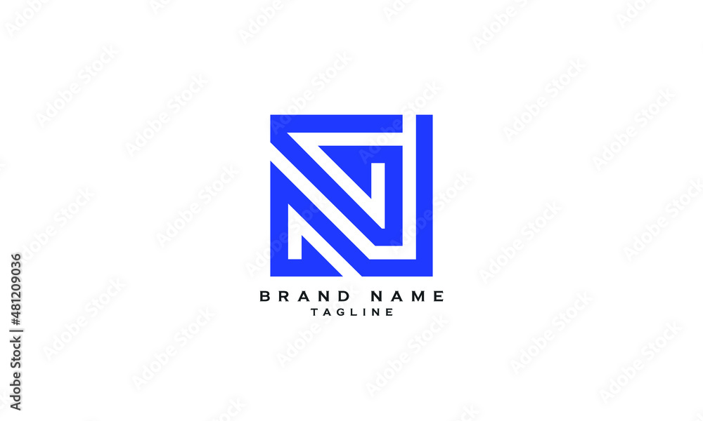 NG, GN, Abstract initial monogram letter alphabet logo design NG, GN, Abstract initial monogram letter alphabet logo design