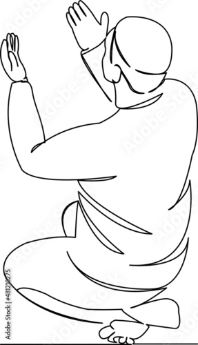 muslim  praying
