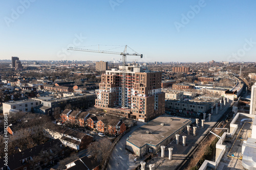 Photography Downtown Toronto Lansdowne and Dupont  condos and houses with the apartment bein