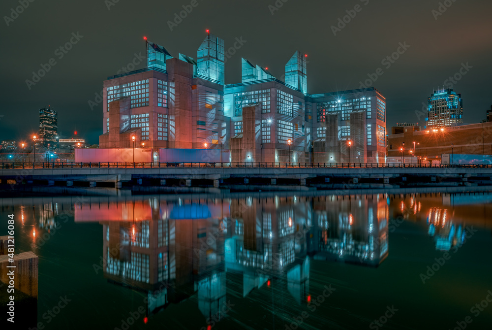 Fototapeta premium Boston at night