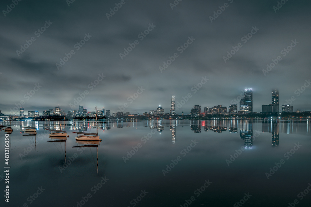 Fototapeta premium Boston at night