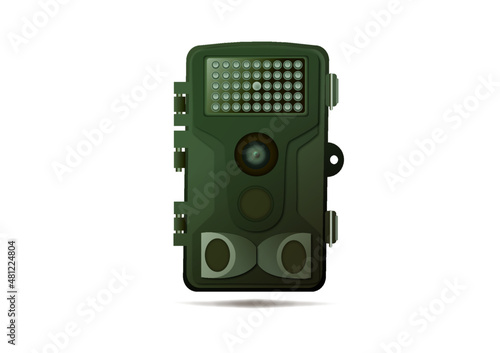 Trail camera vector pattern