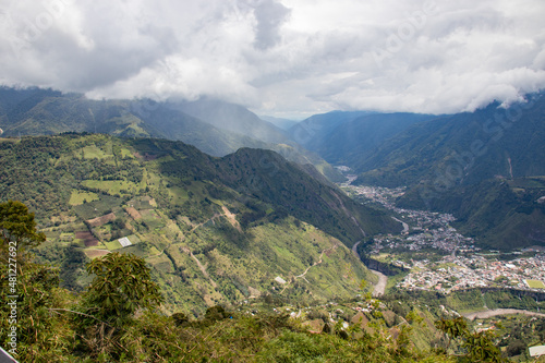 village in the mountains Tungurahua
