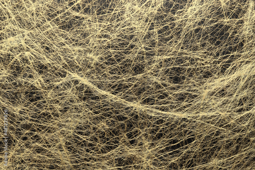 Fototapeta premium Abstract background of small threads. Close-up
