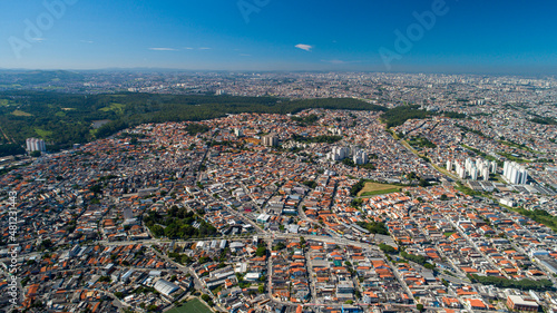 Aerial view of Itaquera, São Paulo