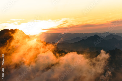 Sonnenuntergang auf der Sulzfluh