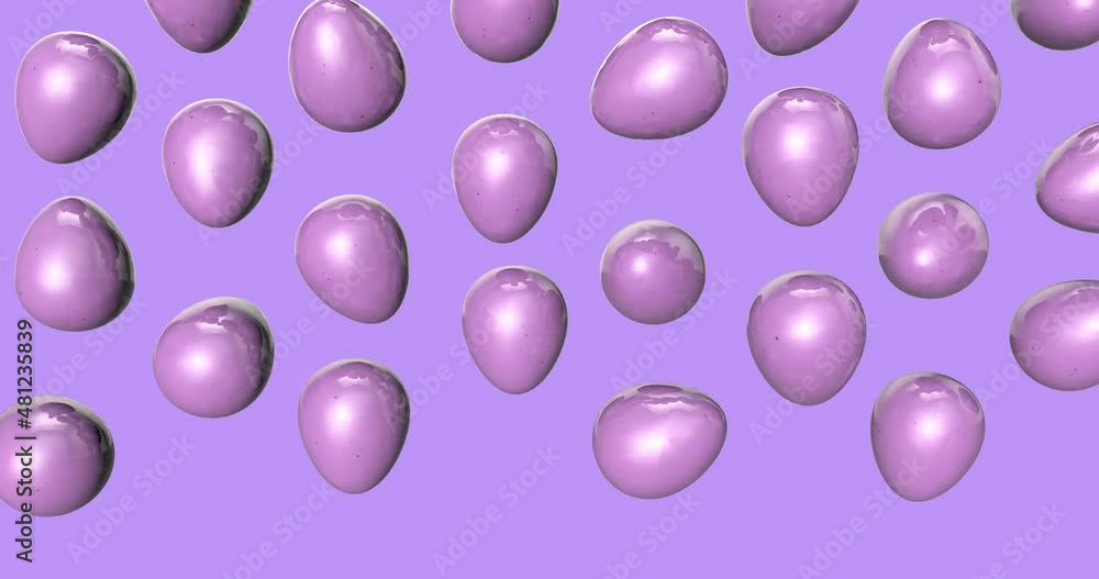 3d illustration of falling down violet eggs.Digital Background for Easter in very Peri color . Video footage with an alpha layer and a mask for changing the background and color of egg.Isolated eater 3d illustration of falling down violet eggs.Digital Background for Easter in very Peri color . Video footage with an alpha layer and a mask for changing the background and color of egg.Isolated eater