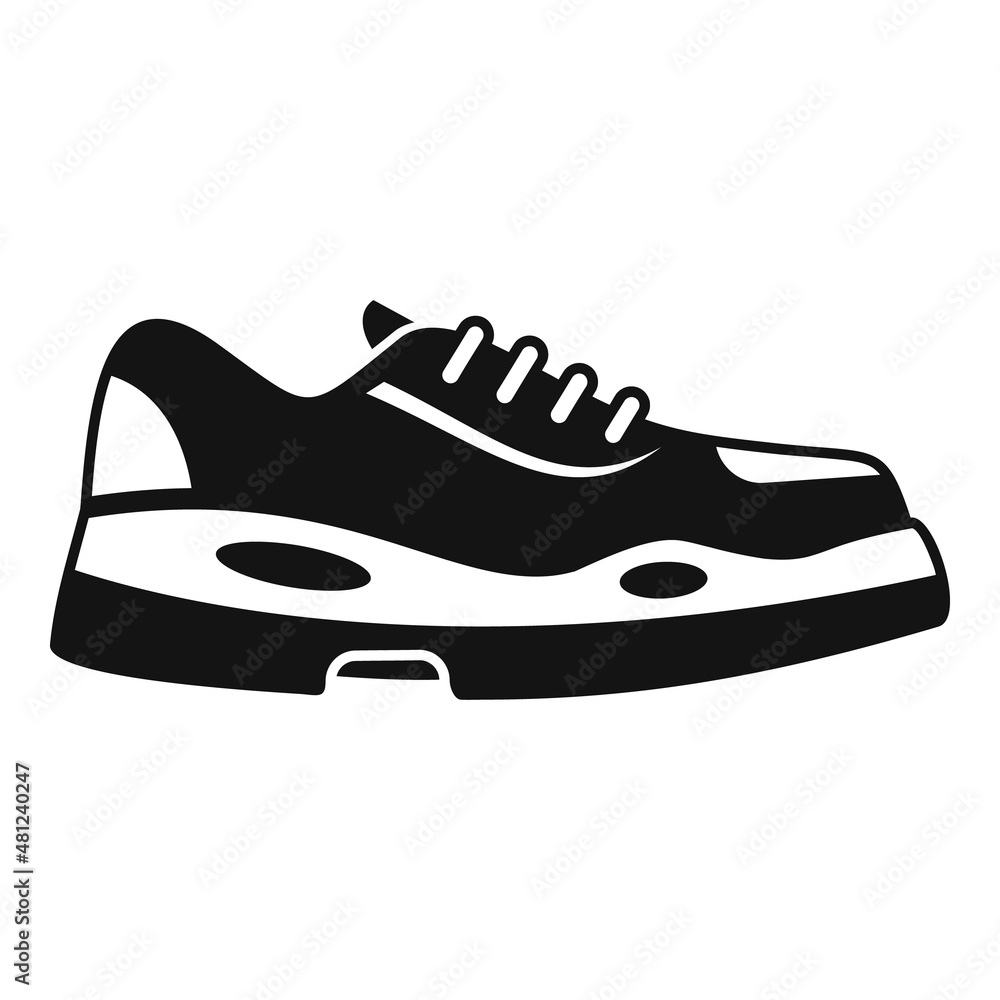 Air sneaker icon simple vector. Sport design