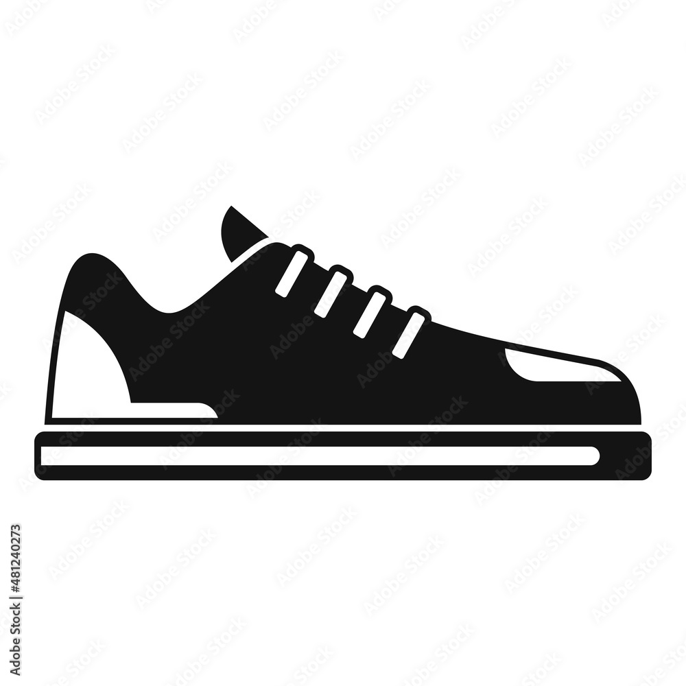 Sale sneaker icon simple vector. Sport shoe