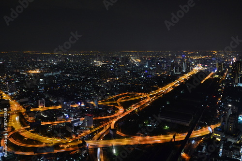Highways at night