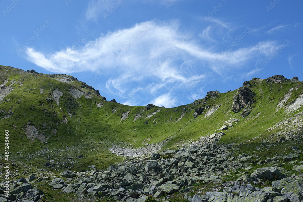 Gipfelgrat am Riedkopf im Montafon Gipfelgrat am Riedkopf im Montafon