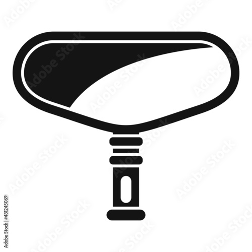Pool net cleaner icon simple vector. Swimming service