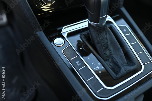 transmission control units in the car interior of the car © Евгений Александров