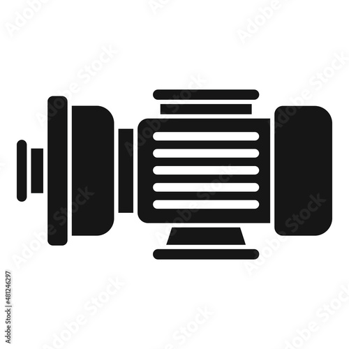 Pool generator icon simple vector. Pump maintenance