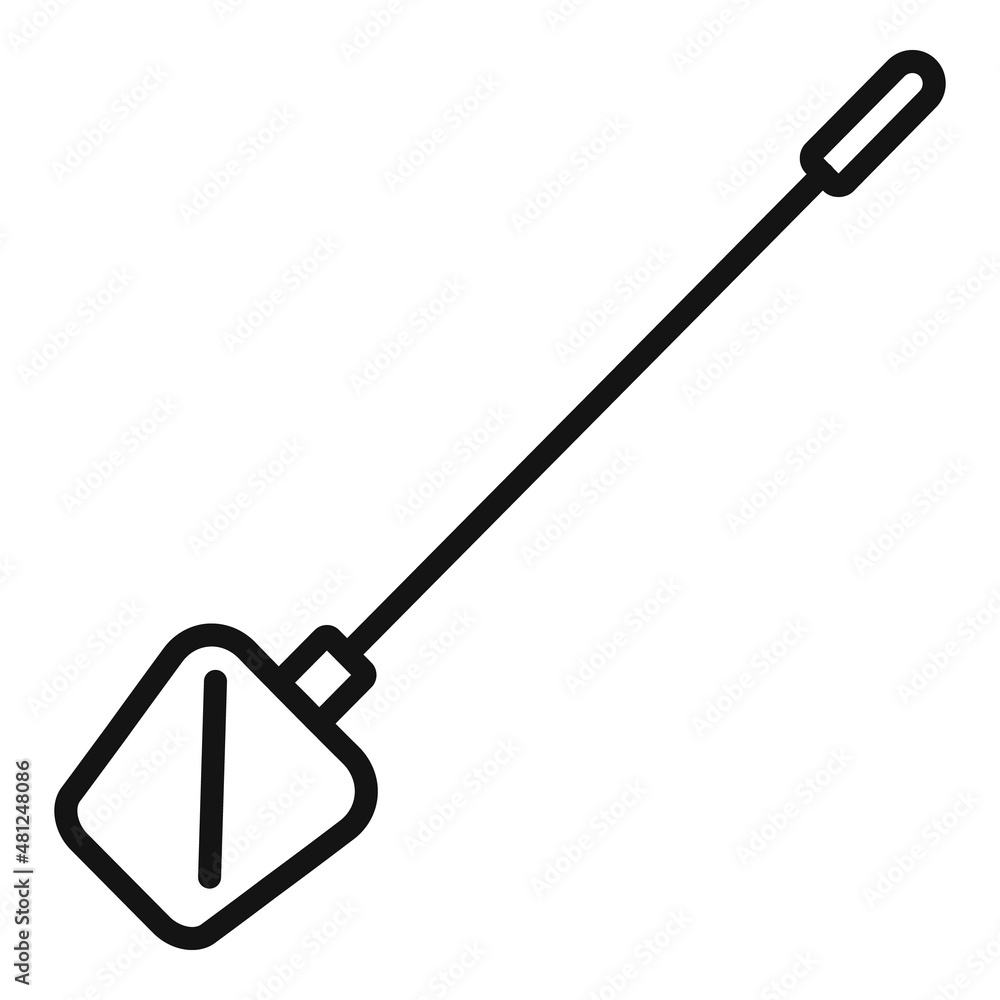 Naklejka premium Cleaning pool tool icon outline vector. Swim travel