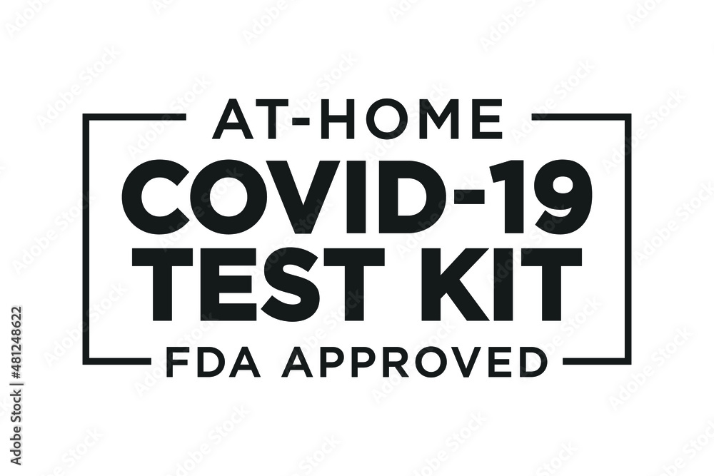 Plakat At-Home Covid-19 Test Kit, Coronavirus Test, Covid Test, Covid Test Results,