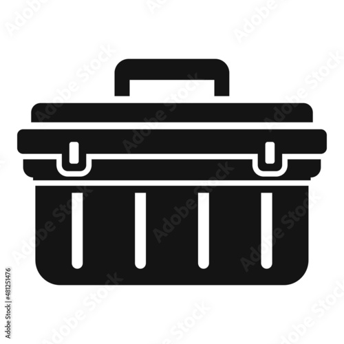 Car tool box icon simple vector. Auto garage