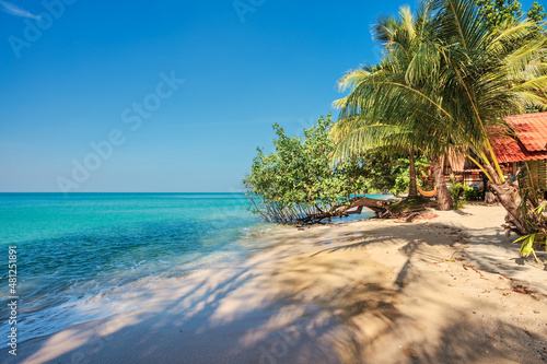 White sand beach at Koh Chang island photo