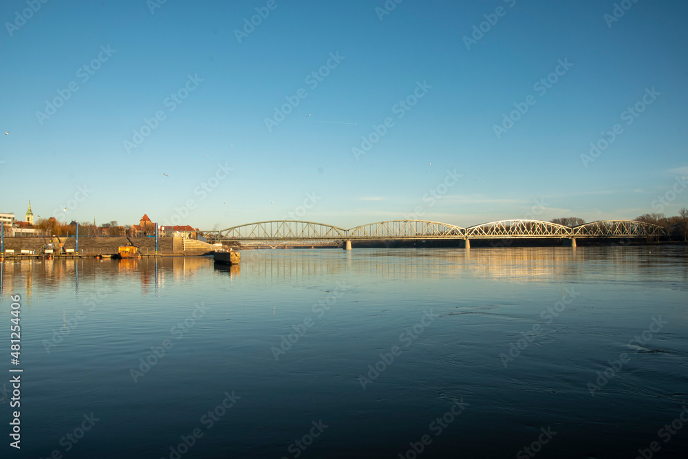 Krajobraz most drogowy Toruń Krajobraz most drogowy Toruń
