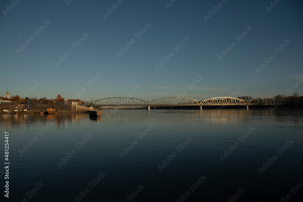 Krajobraz most drogowy Toruń